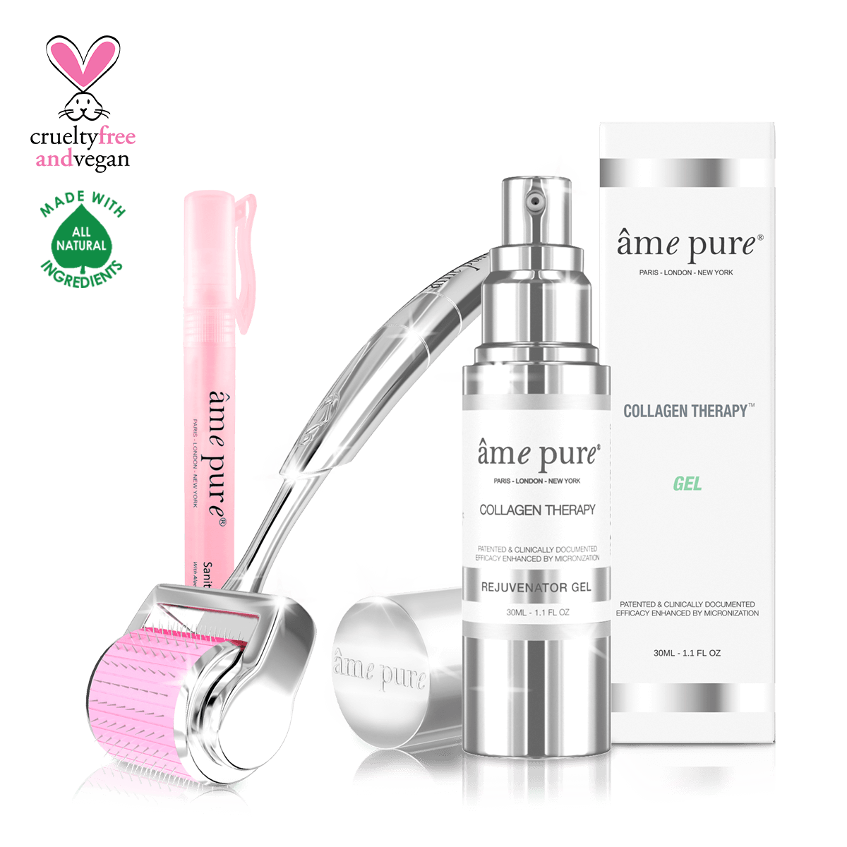 ame pure, face roller, dermaroller