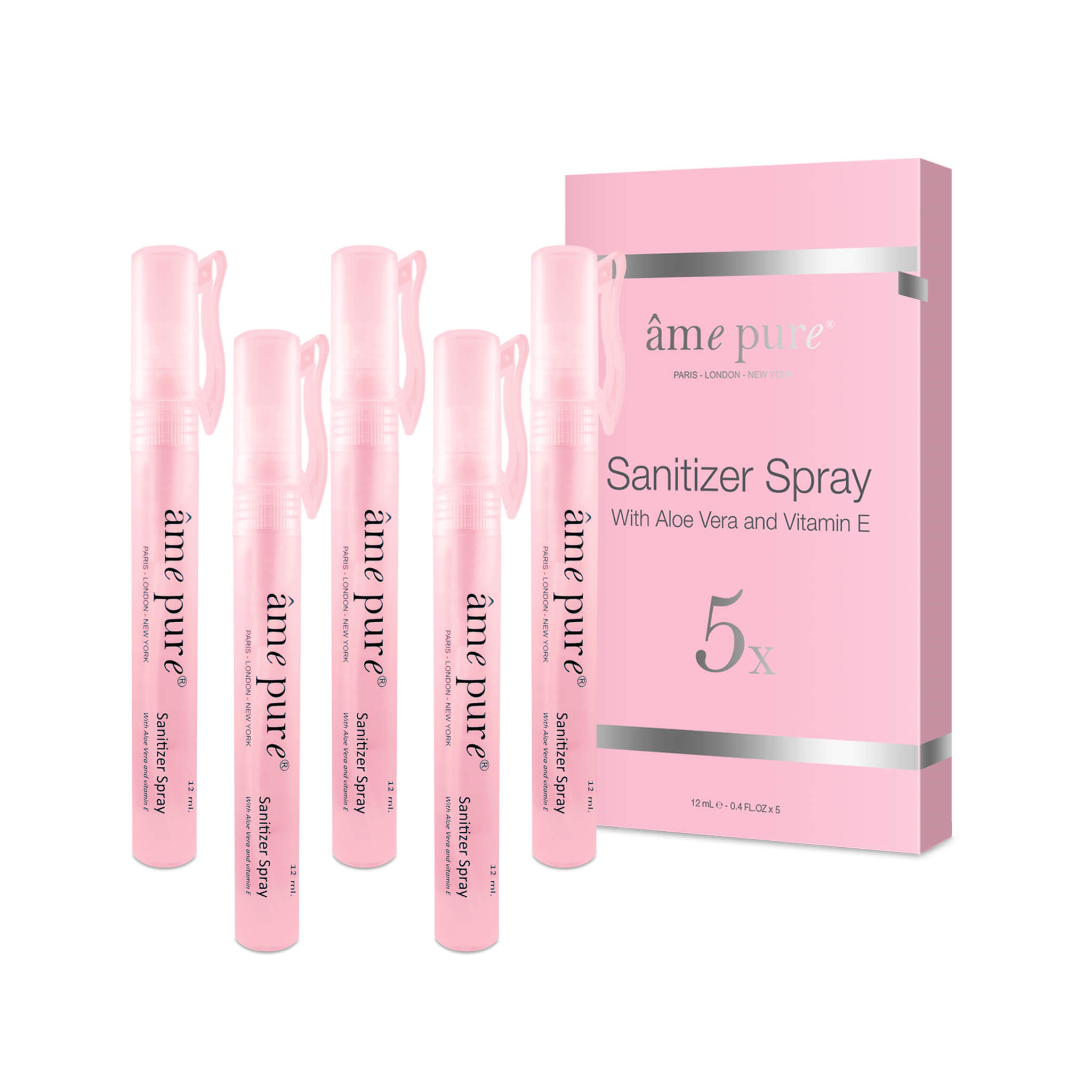 » 5 st - Handdesinfektion Spray (100% off)